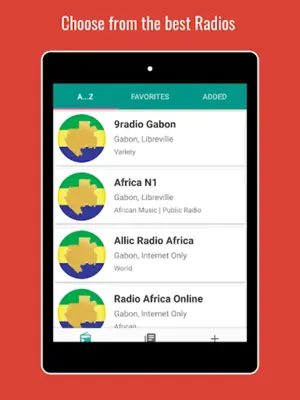 Gabon Radio Live android App screenshot 2